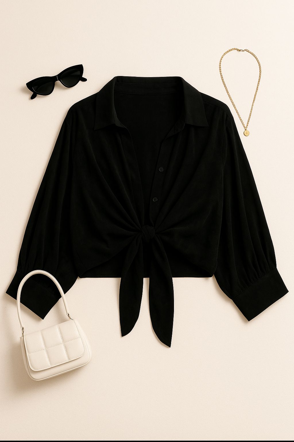 blusa de botones color negro blusa de botones color negro