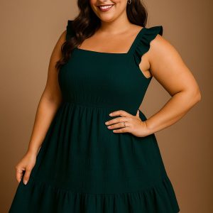 vestido princesa color verde